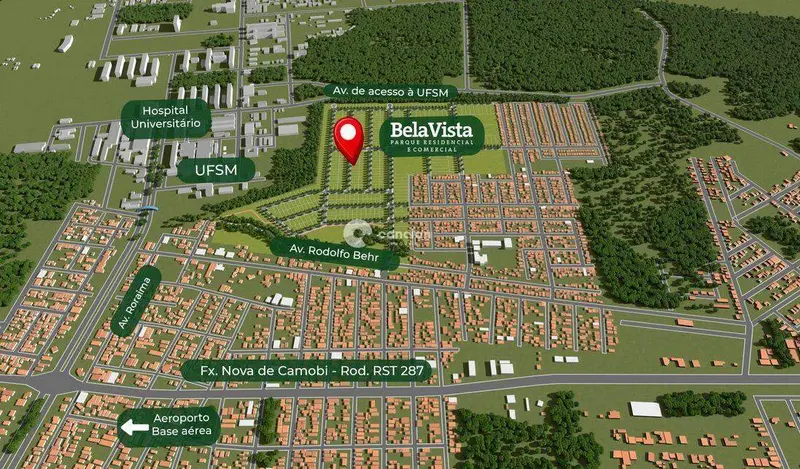 Terreno à venda no Camobi: