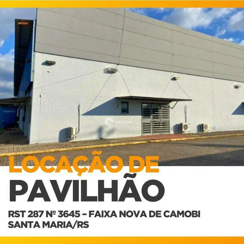 Pavilhão para aluguel no Cerrito: 