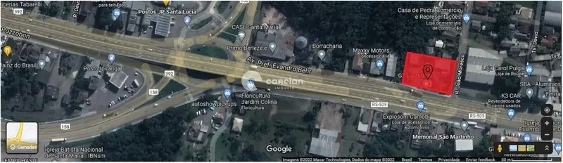 Terreno à venda no Camobi: 