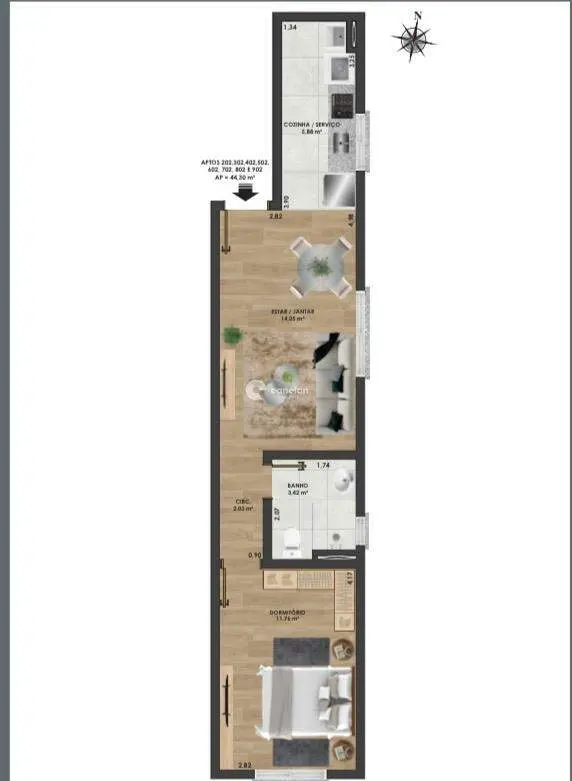 Apartamento à venda no Bonfim: 