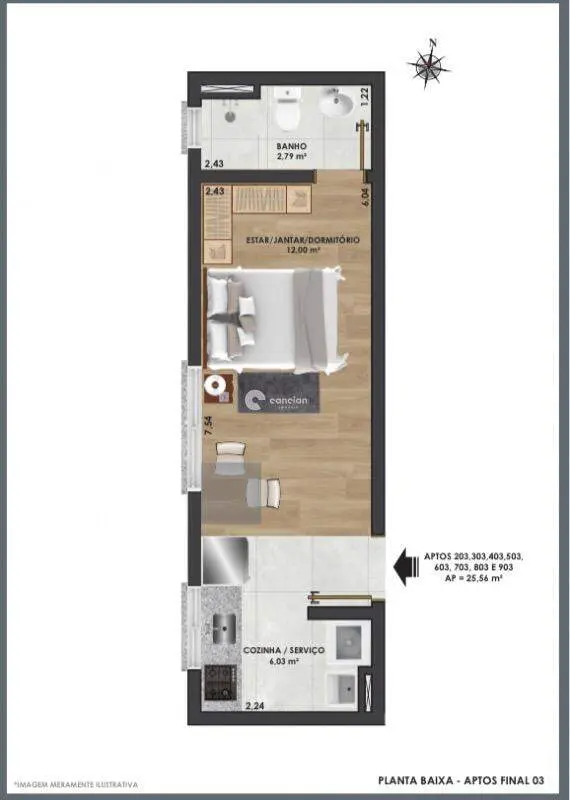 Apartamento à venda no Bonfim: 
