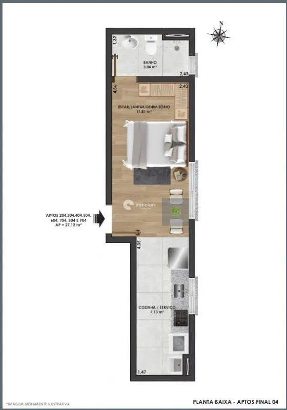 Apartamento à venda no Bonfim: 