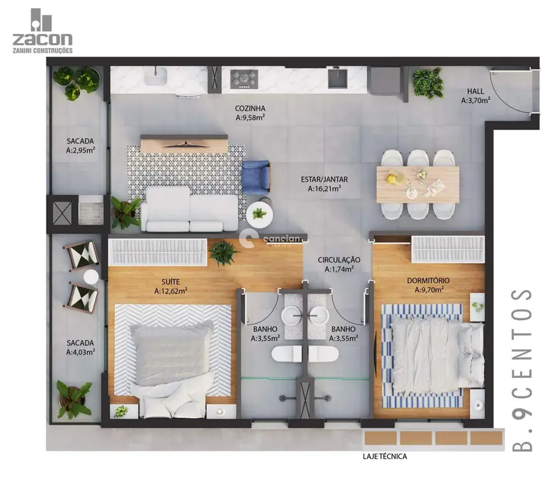 Apartamento à venda no Centro: 