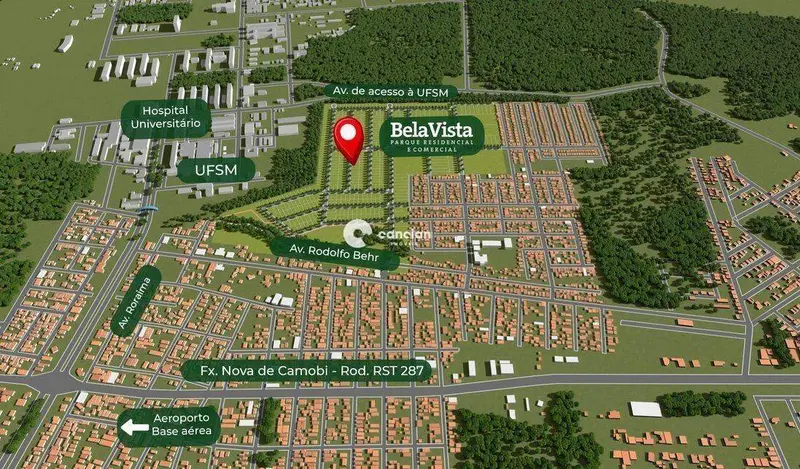 Terreno à venda no Camobi: 