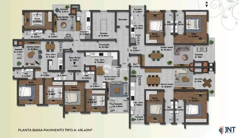Apartamento à venda no Camobi: 
