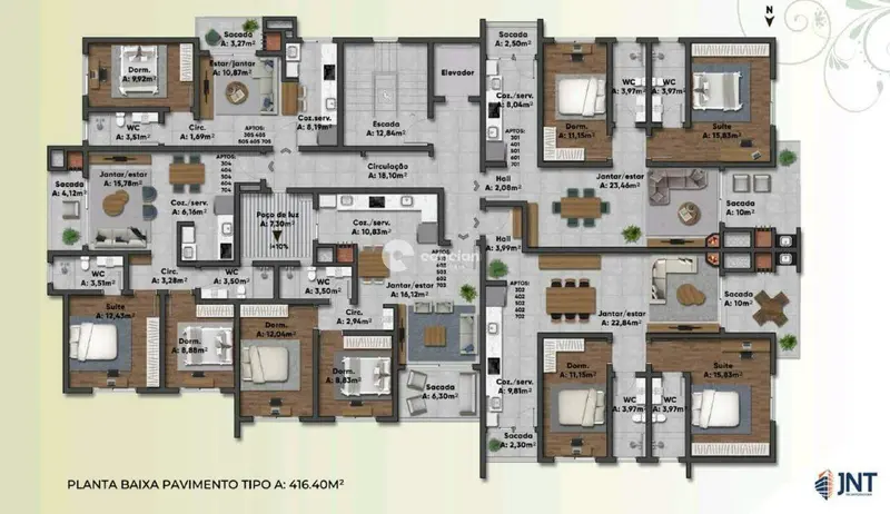 Apartamento à venda no Camobi: 