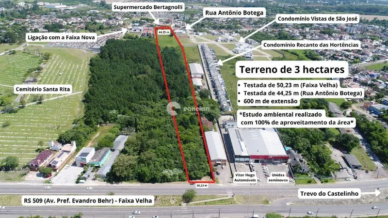 Terreno à venda no São José: