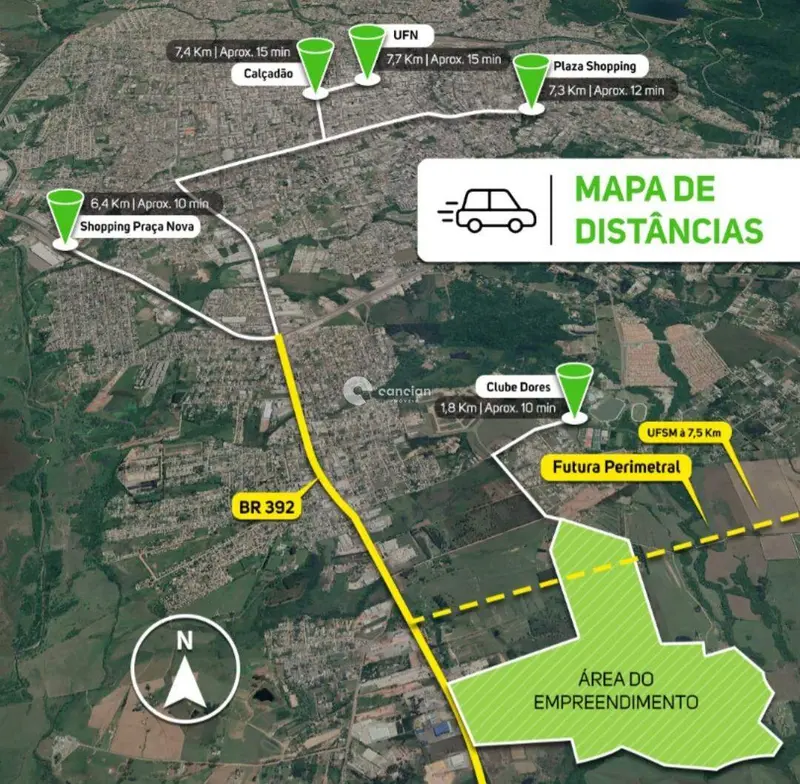 Terreno em condomínio à venda no Tomazetti: 