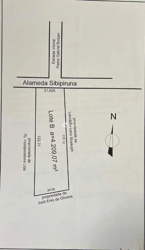 Terreno à venda no Cerrito: 
