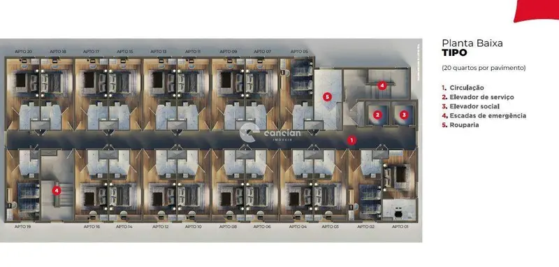 Apartamento à venda no Centro: 