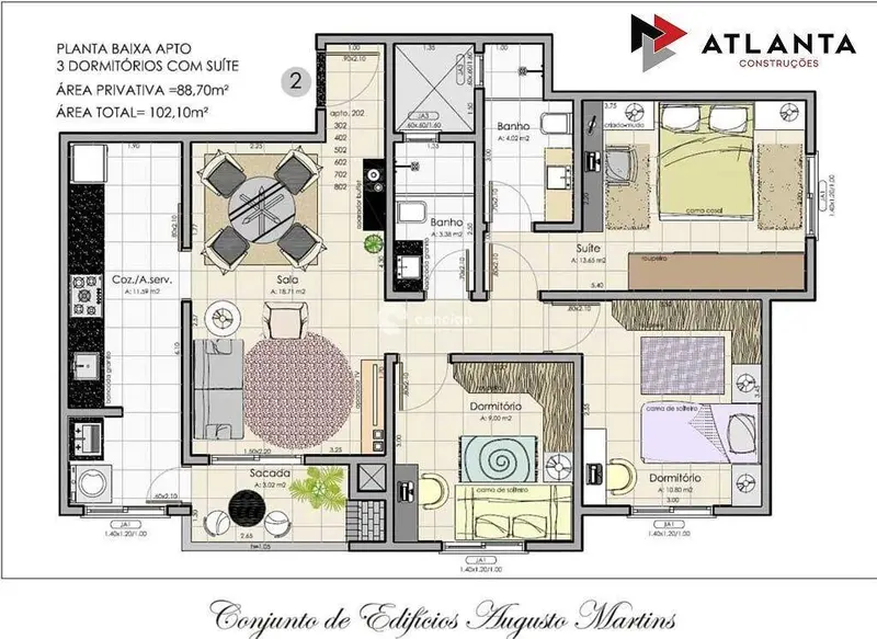 Apartamento à venda no Uglione: 