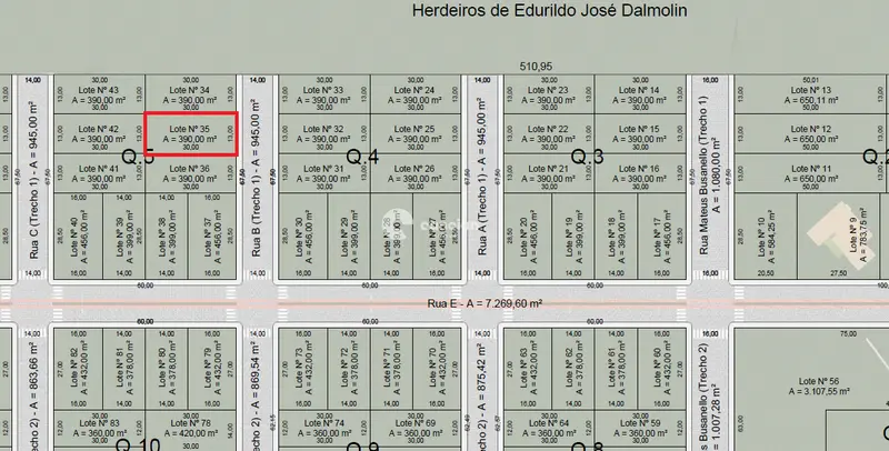 Terreno à venda no Centro: