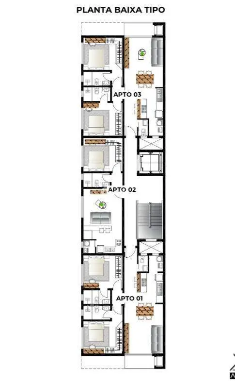 Apartamento à venda no Nossa Senhora de Fátima: 