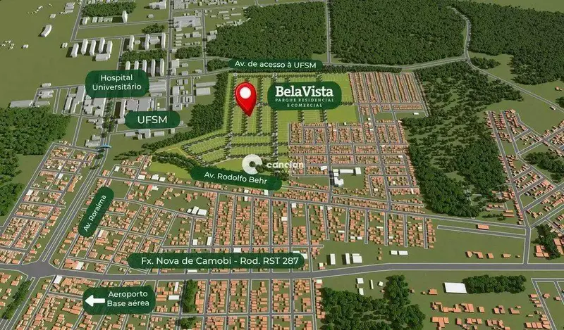 Terreno à venda no Camobi: