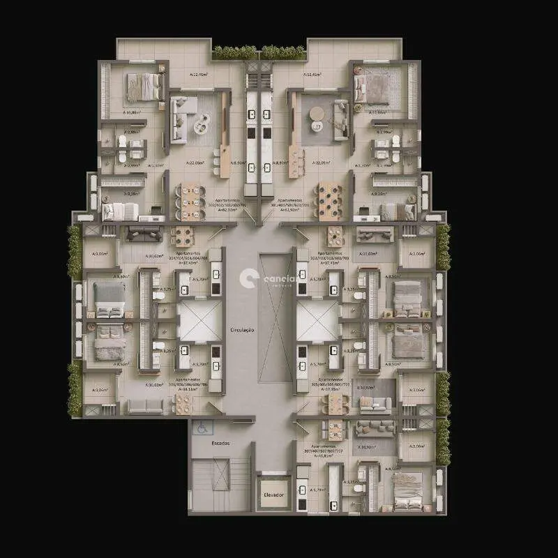 Apartamento à venda no Camobi: 