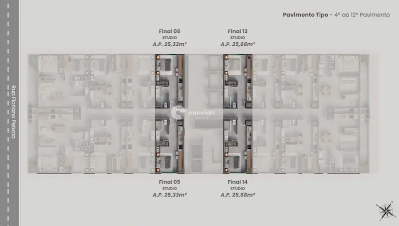 Apartamento à venda no Centro: