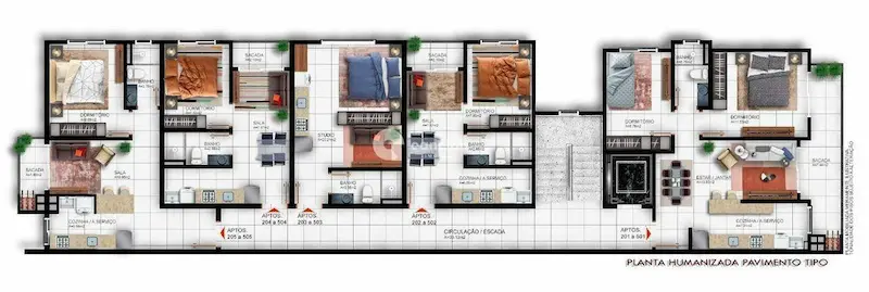 Apartamento à venda no Camobi: 